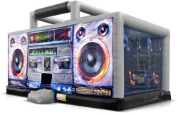 80's Boom Box Jumbo Bounce House