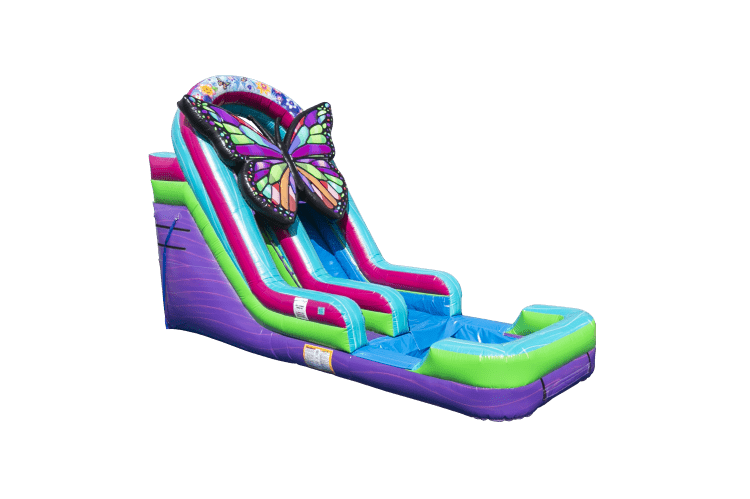 15' 3-D Butterfly Water Slide