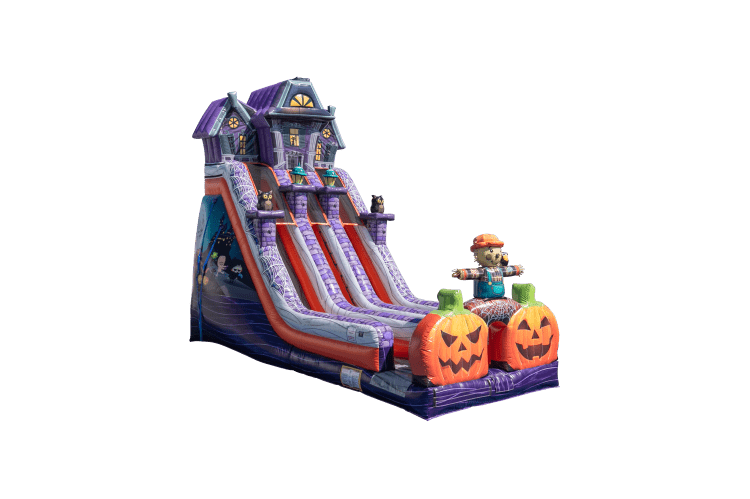 24' Dual Lane Haunted Mansion Slide