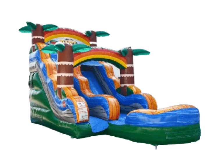 15' Tiki Plunge Water Slide