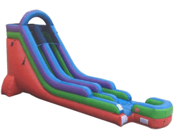 18' Retro Rainbow Water Slide