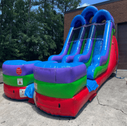 18' Double Rush Dual Lane Water Slide 18' Double Rush Dual Lane Water Slide