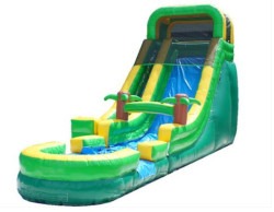 18' Palm Tree Single Lane Water Slide