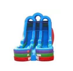 18' Double Rush Dual Lane Water Slide 18' Double Rush Dual Lane Water Slide